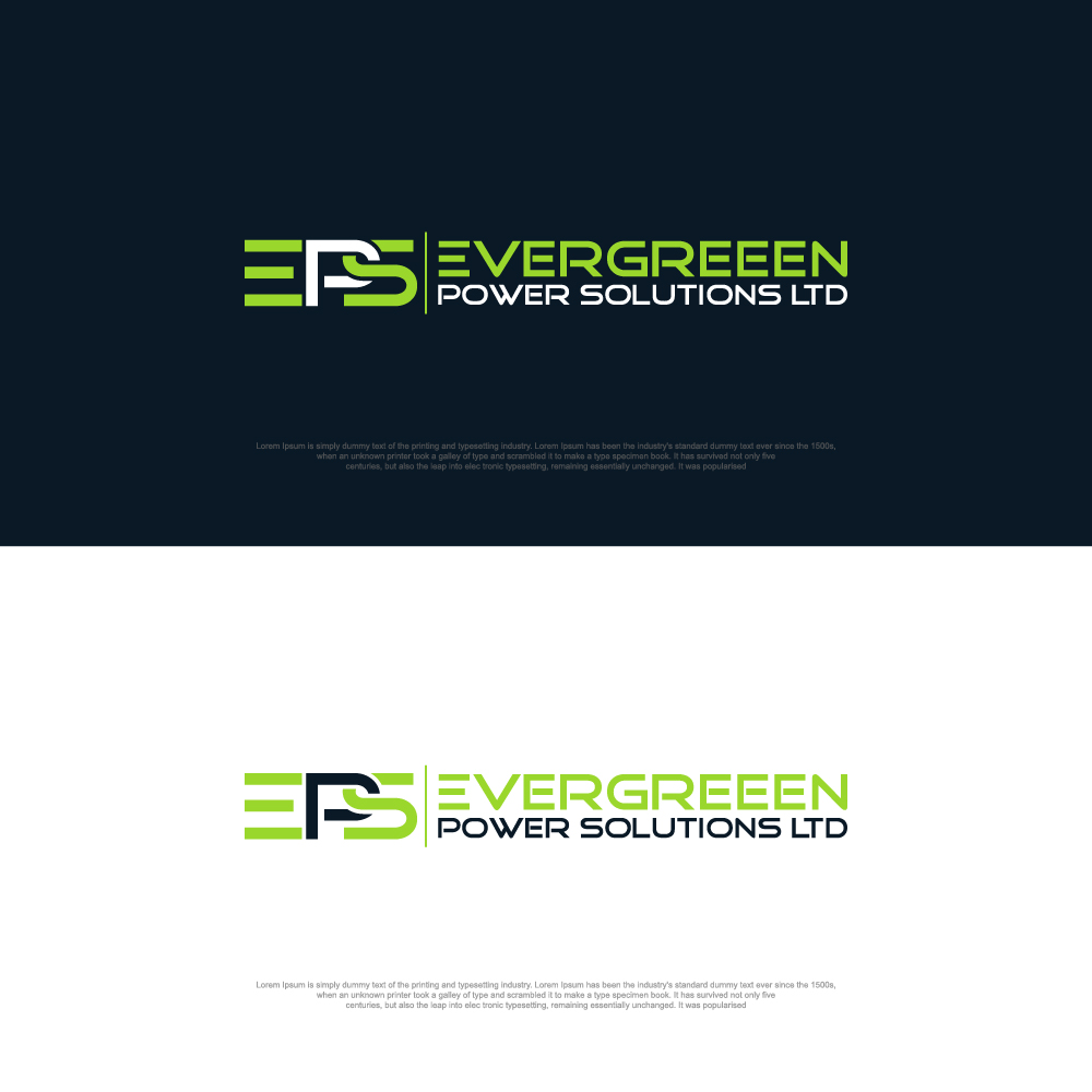 Logo Design by sushsharma99 for Evergreen Power Solutions Ltd  | Design #21874159