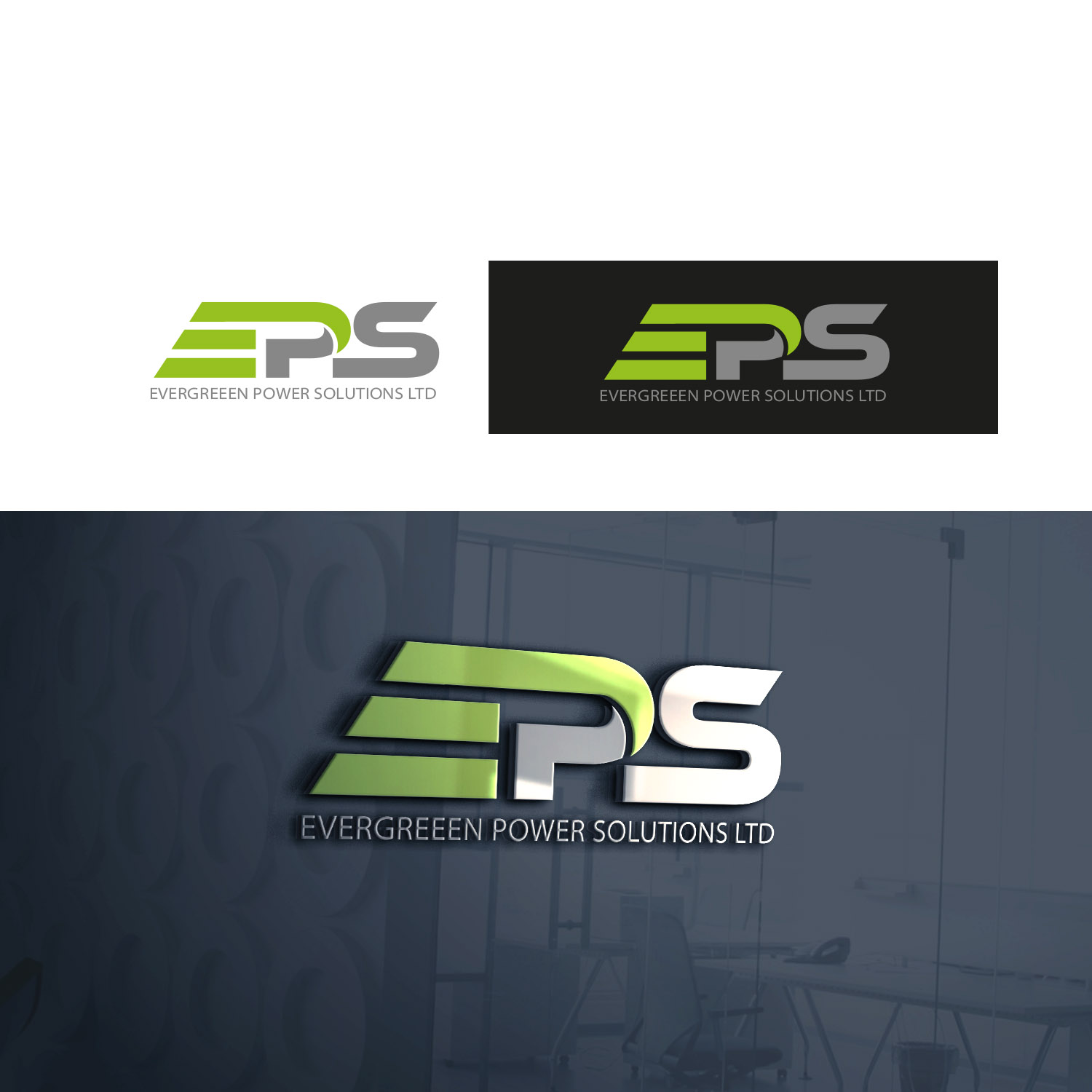 Logo Design by Finley Johnson for Evergreen Power Solutions Ltd  | Design #21887778