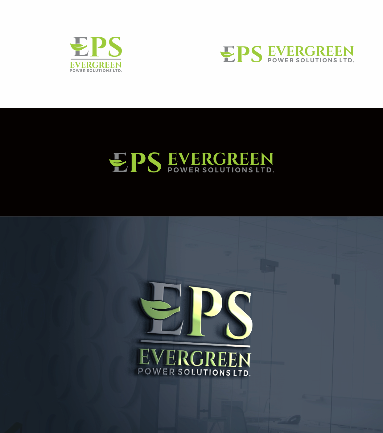 Logo Design by creativechauhan1989 for Evergreen Power Solutions Ltd  | Design #21874675