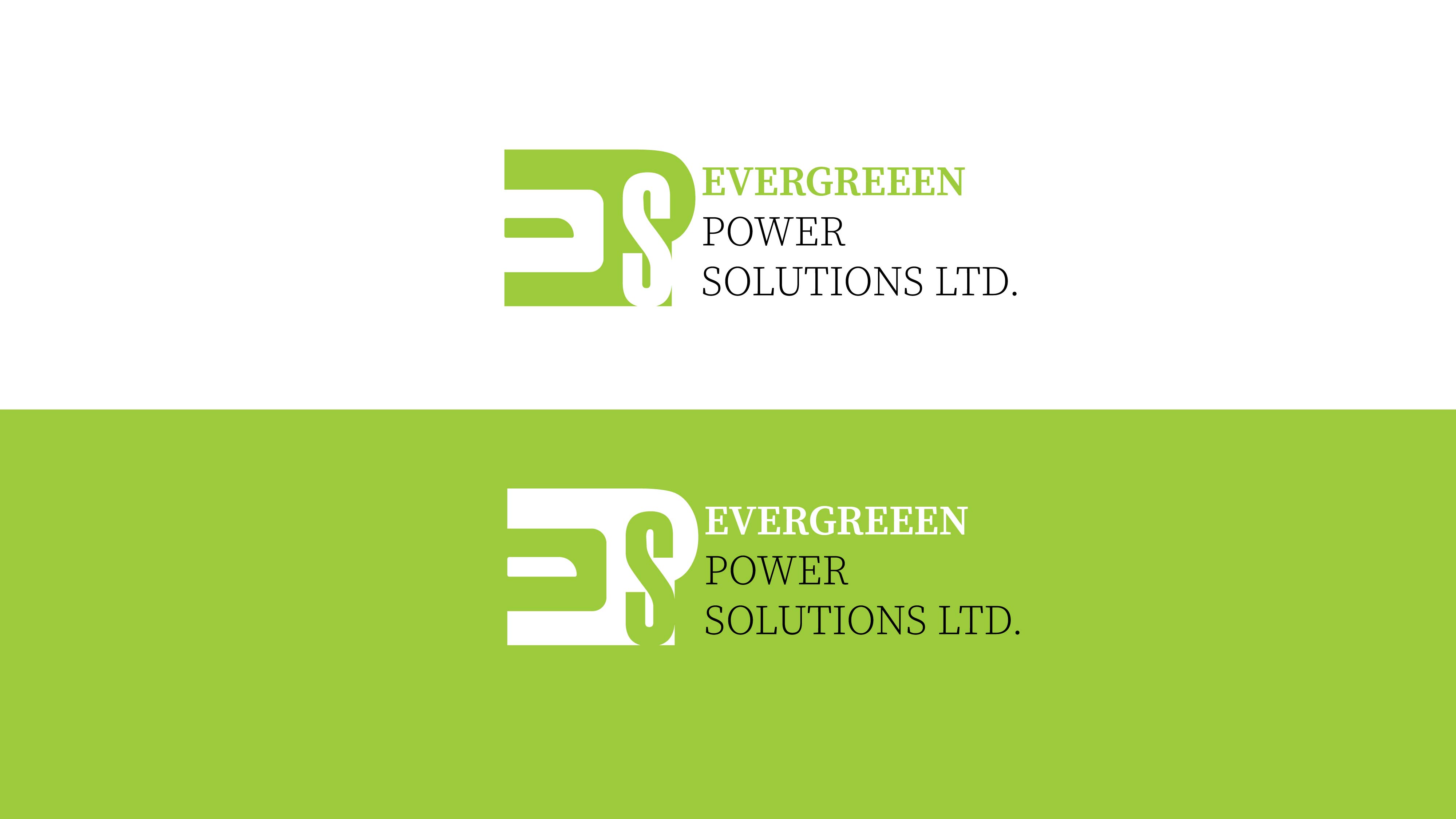 Logo Design by ridhomaulana_ for Evergreen Power Solutions Ltd  | Design #21876523
