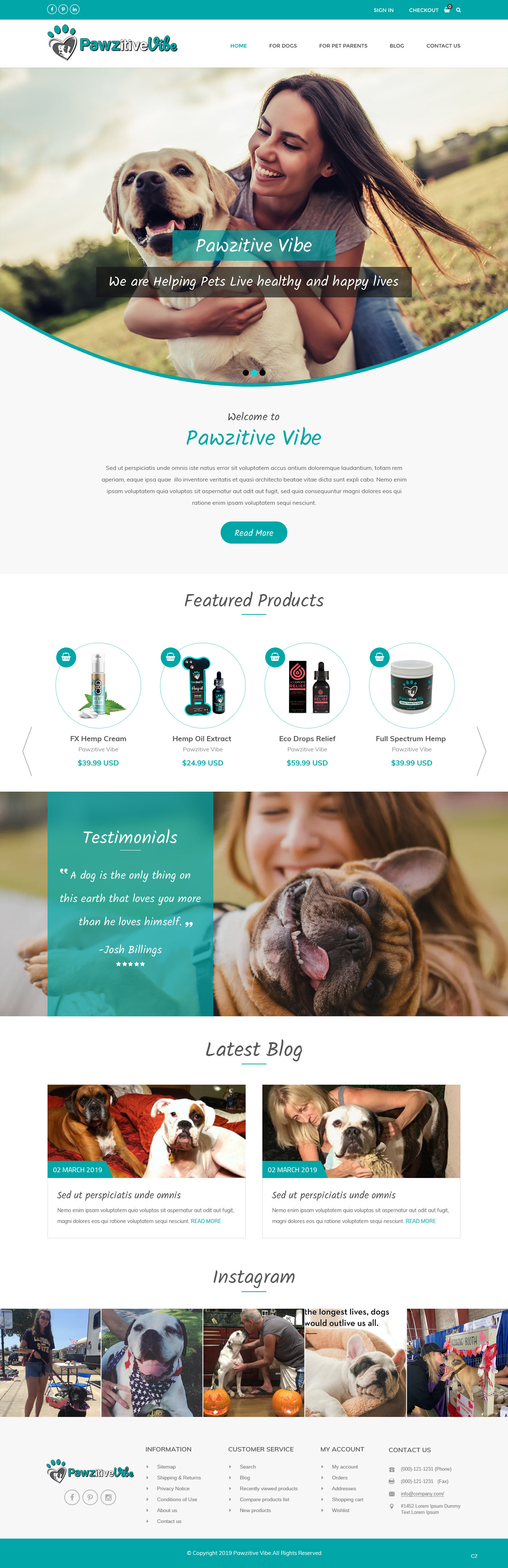 Web Design by pb for Pawzitive Vibe - ellro dist | Design #21993688