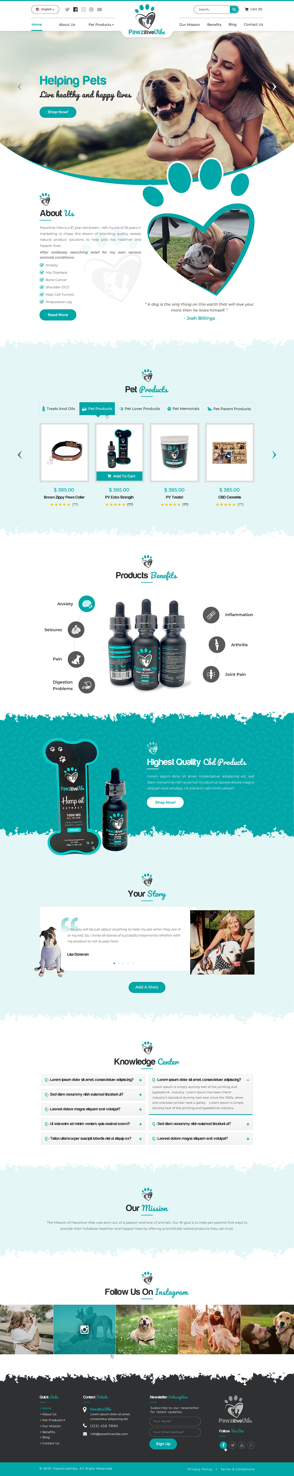 Diseño Web por Sbss para Pawzitive Vibe - ellro dist | Diseño #22324017