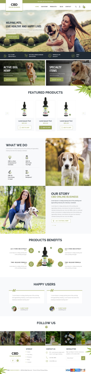 Web Design by rightway for Pawzitive Vibe - ellro dist | Design: #21877110