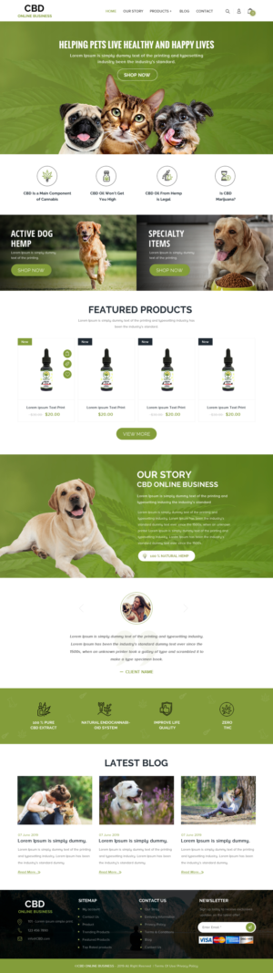 Web Design by rightway for Pawzitive Vibe - ellro dist | Design: #21877111