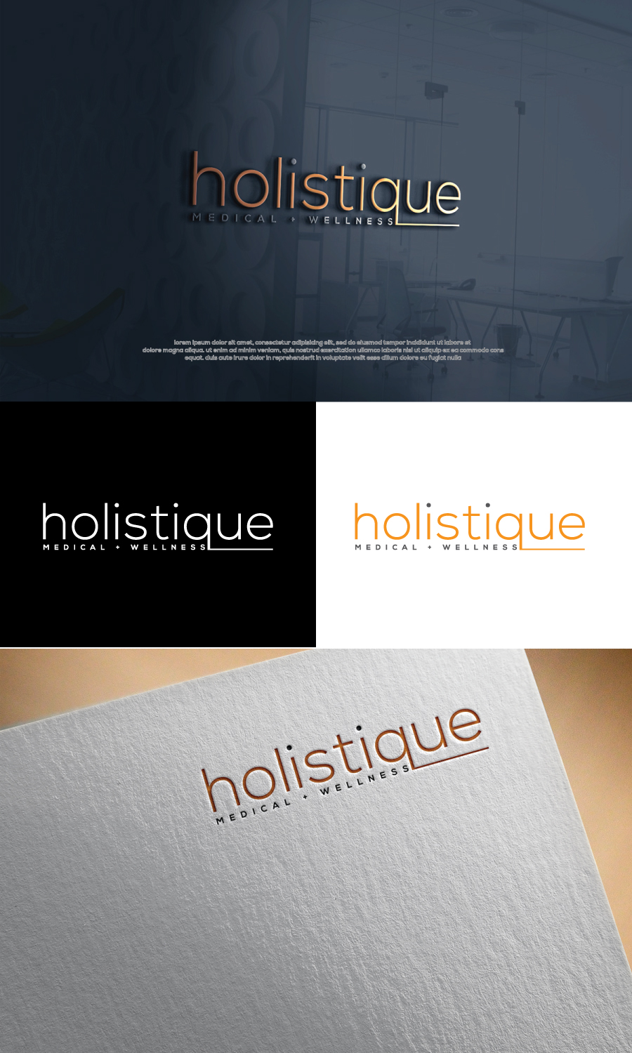 Logo-Design von jarin 28 für Holistique Medical Wellness LLC | Design #21878153