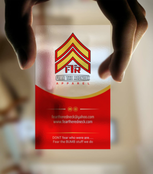 Design de Carte de Visite par INDIAN_Ashok pour Fear the Redneck LLC | Design : #21874528