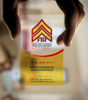 Design de Carte de Visite par INDIAN_Ashok pour Fear the Redneck LLC | Design : #21874529