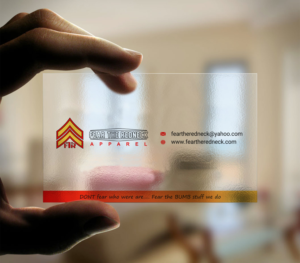 Design de Carte de Visite par INDIAN_Ashok pour Fear the Redneck LLC | Design : #21874531