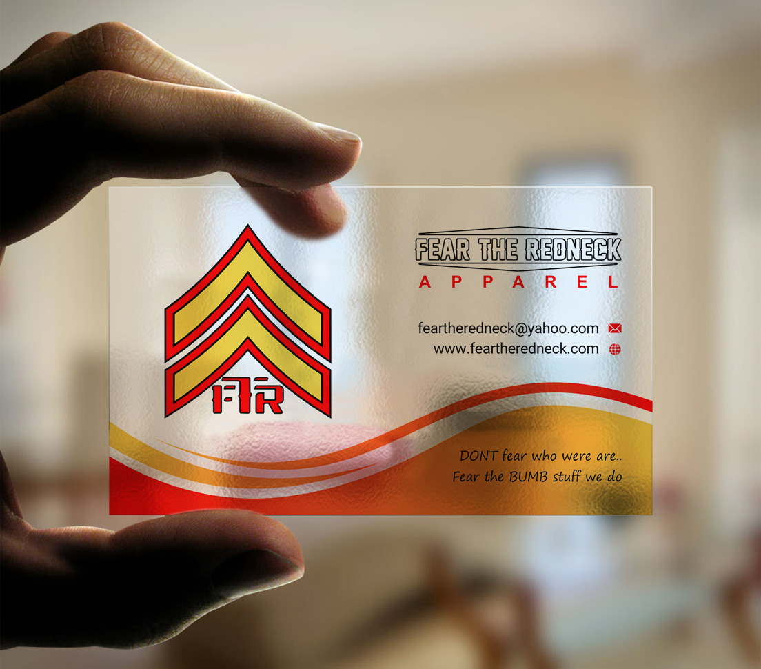 Diseño de Tarjeta de Presentación por INDIAN_Ashok para Fear the Redneck LLC | Diseño #21874535