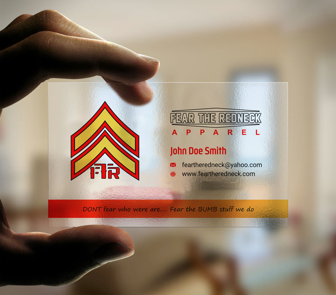 Design de Carte de Visite par INDIAN_Ashok pour Fear the Redneck LLC | Design #21874537