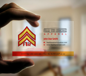 Design de Carte de Visite par INDIAN_Ashok pour Fear the Redneck LLC | Design : #21874537