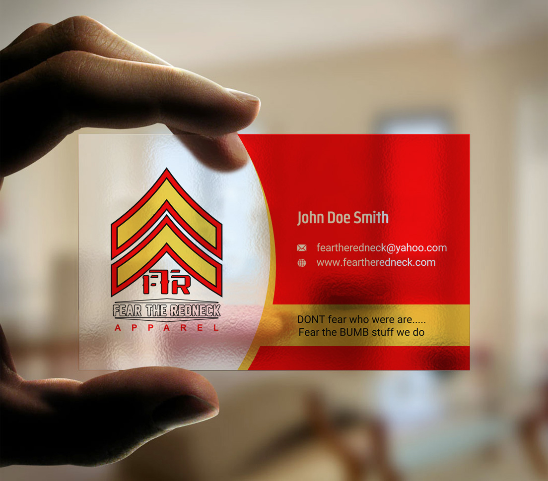 Business Card Design by INDIAN_Ashok for Fear the Redneck LLC | Design #21874541