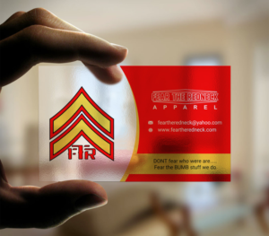 Design de Carte de Visite par INDIAN_Ashok pour Fear the Redneck LLC | Design : #21874542