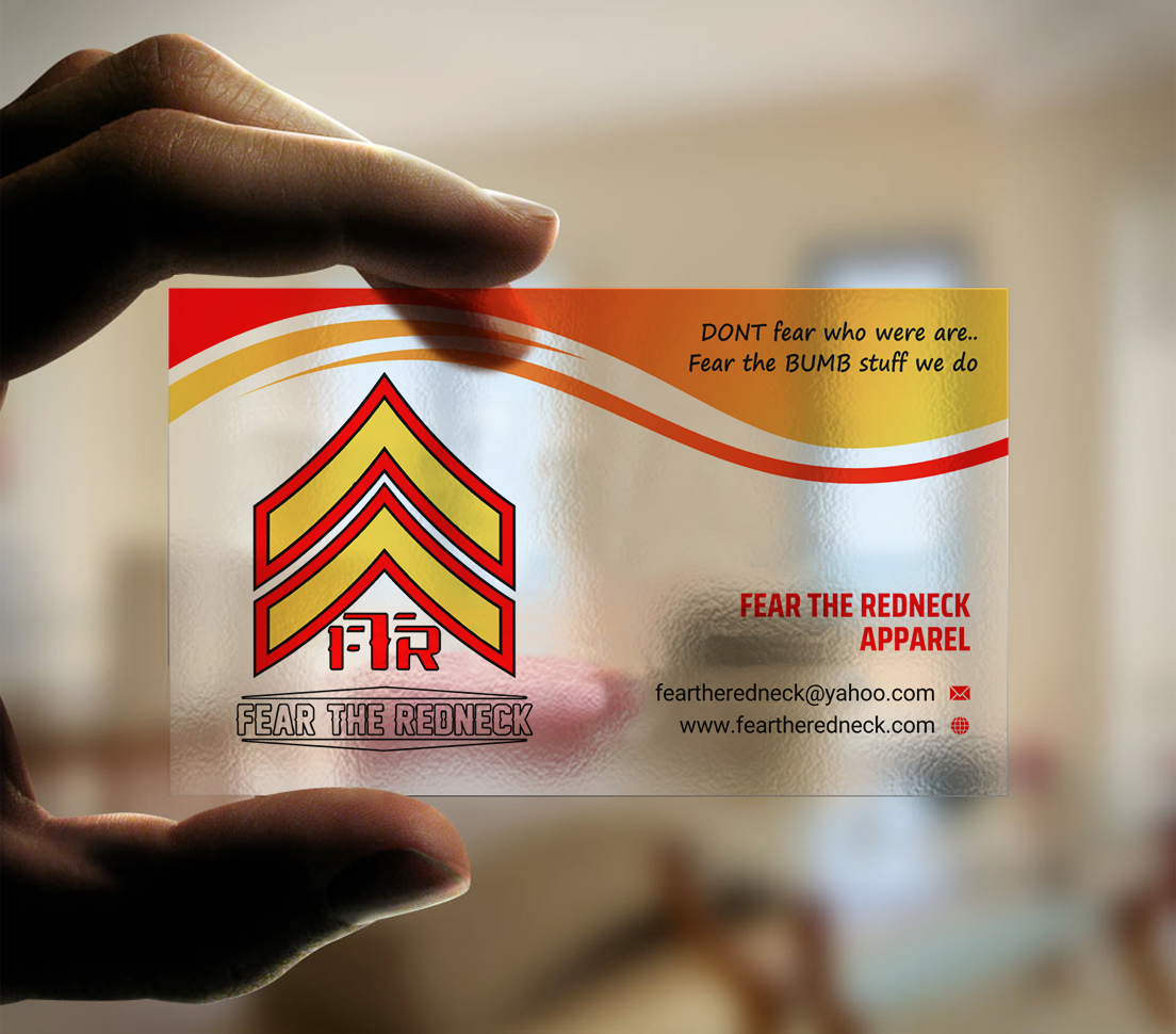 Business Card Design by INDIAN_Ashok for Fear the Redneck LLC | Design #21875094