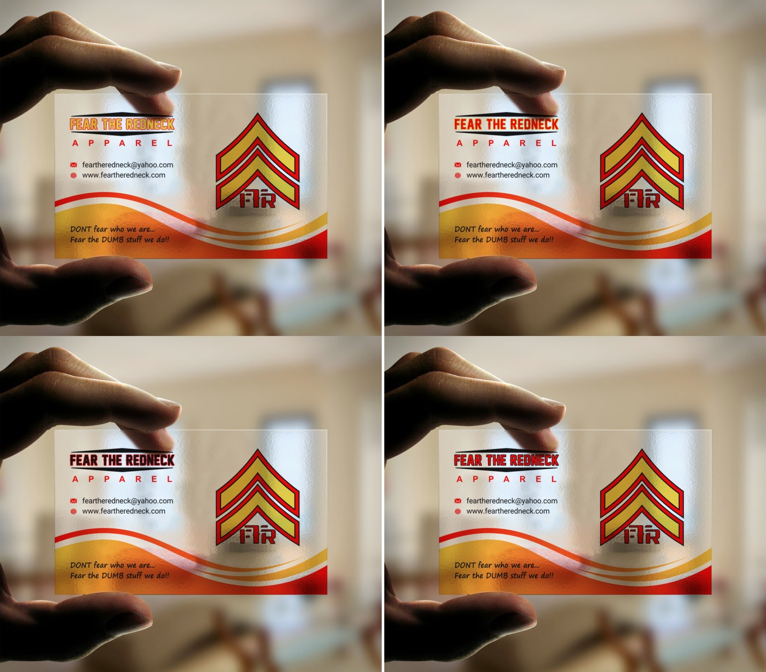 Business Card Design by INDIAN_Ashok for Fear the Redneck LLC | Design #21879172