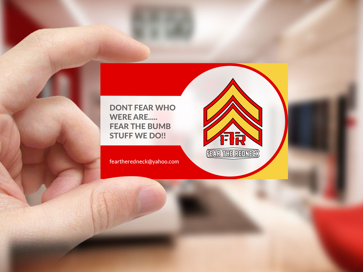 Visitenkarten-Design von Creations Box 2015 für Fear the Redneck LLC | Design #21877279