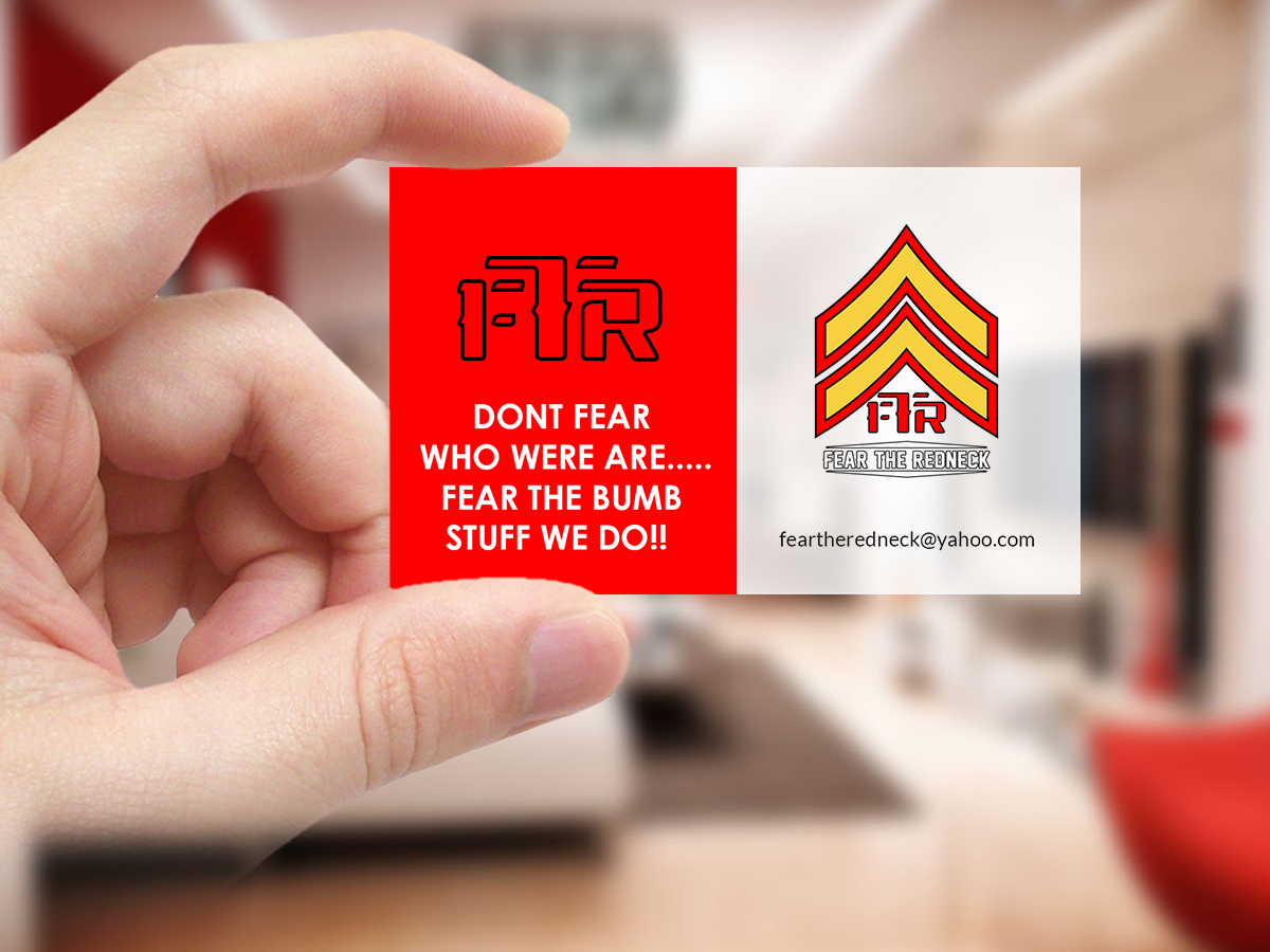 Visitenkarten-Design von Creations Box 2015 für Fear the Redneck LLC | Design #21877281