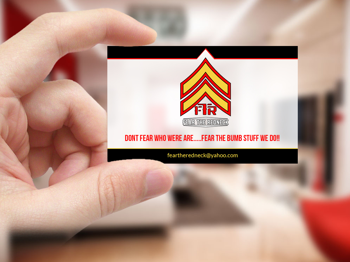 Design de Carte de Visite par Creations Box 2015 pour Fear the Redneck LLC | Design #21877287
