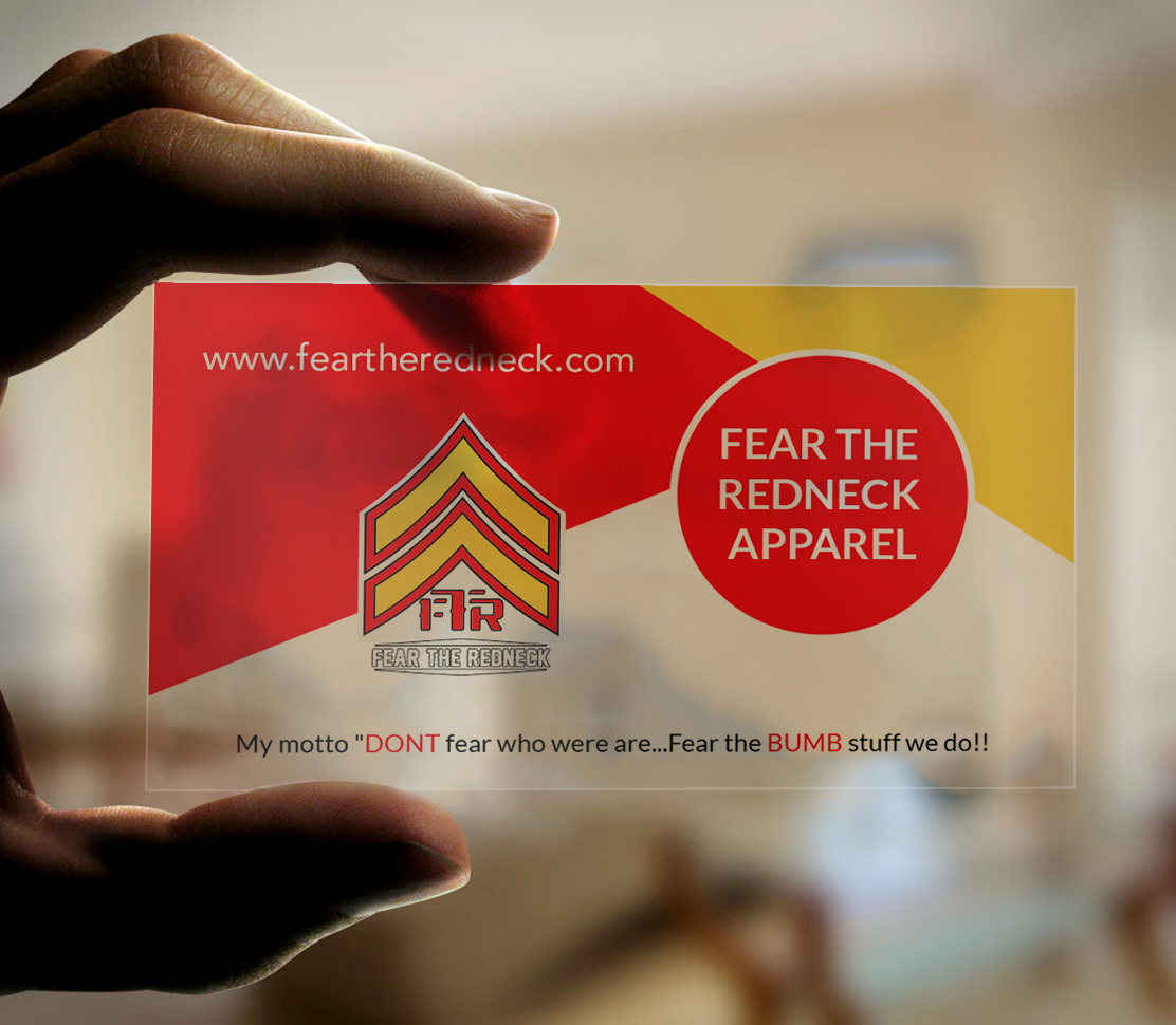 Visitenkarten-Design von Uttom 2 für Fear the Redneck LLC | Design #21877327