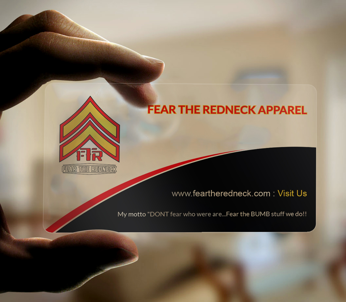 Design de Carte de Visite par Uttom 2 pour Fear the Redneck LLC | Design #21877484