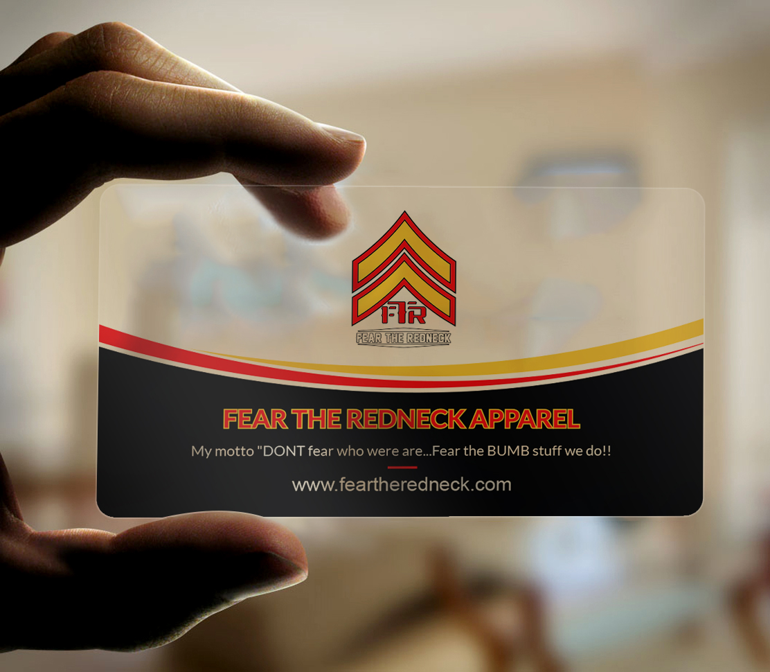Design de Carte de Visite par Uttom 2 pour Fear the Redneck LLC | Design #21877485