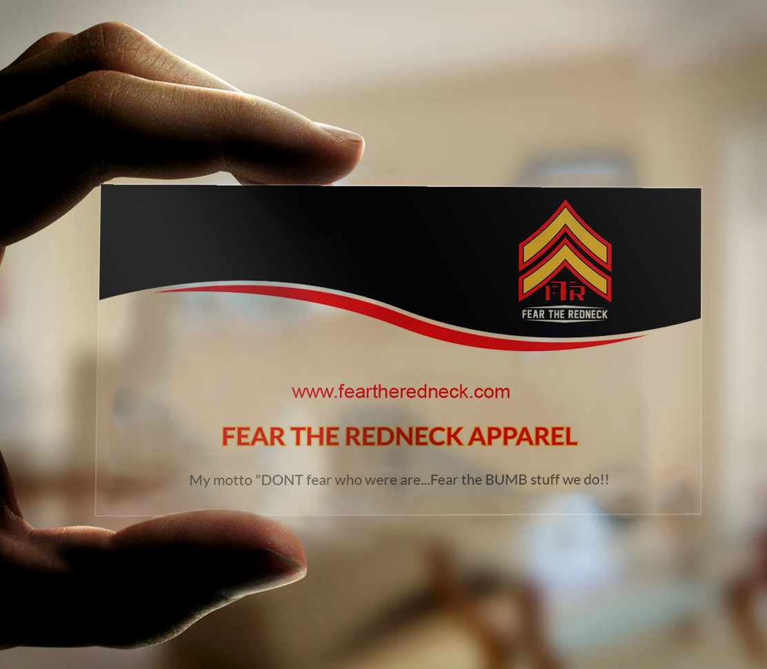Visitenkarten-Design von Uttom 2 für Fear the Redneck LLC | Design #21877489