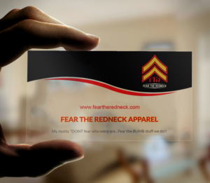 Visitenkarten-Design von Uttom 2 für Fear the Redneck LLC | Design: #21877489