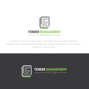 Tender management Pty Ltd | Logo Design by nandkumar