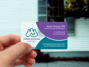 Business Card Design by JK18 for Amber Business Support | Design: #21879813