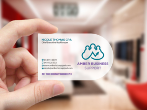 Business Card Design by Creations Box 2015 for Amber Business Support | Design: #21885568