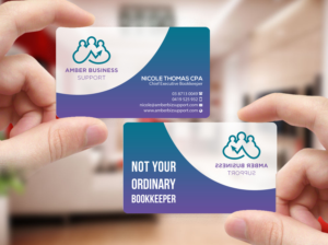 Diseño de Tarjeta de Presentación por Creations Box 2015 para Amber Business Support | Diseño #21885570