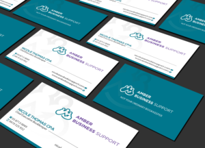 Business Card Design by Creations Box 2015 for Amber Business Support | Design: #21885573
