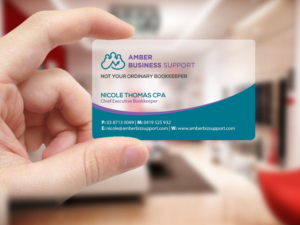Business Card Design by Creations Box 2015 for Amber Business Support | Design: #21885578