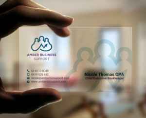 Business Card Design by chandrayaan.creative for Amber Business Support | Design: #21880975