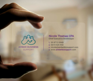 Business Card Design by Tripti Ranjan Gain for Amber Business Support | Design: #21881062