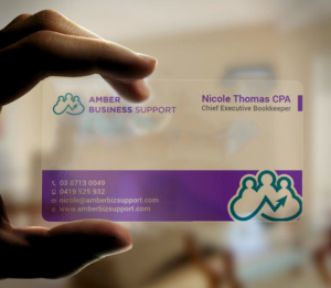 Business Card Design by Tripti Ranjan Gain for Amber Business Support | Design: #21881063