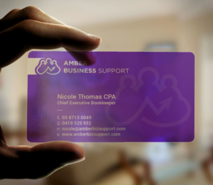 Business Card Design by Tripti Ranjan Gain for Amber Business Support | Design: #21881068