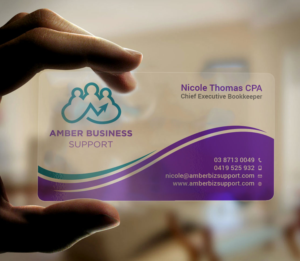 Business Card Design by Tripti Ranjan Gain for Amber Business Support | Design: #21881070