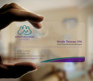Business Card Design by Tripti Ranjan Gain for Amber Business Support | Design: #21881075