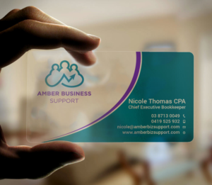 Business Card Design by Tripti Ranjan Gain for Amber Business Support | Design: #21894625