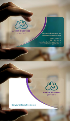 Business Card Design by Tripti Ranjan Gain for Amber Business Support | Design: #21896450