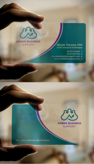 Business Card Design by Tripti Ranjan Gain for Amber Business Support | Design: #21899587