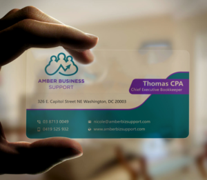 Business Card Design by Uttom 2 for Amber Business Support | Design: #21882160