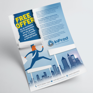 Promotional flyer for a free offering | Diseño de Flyer por see why