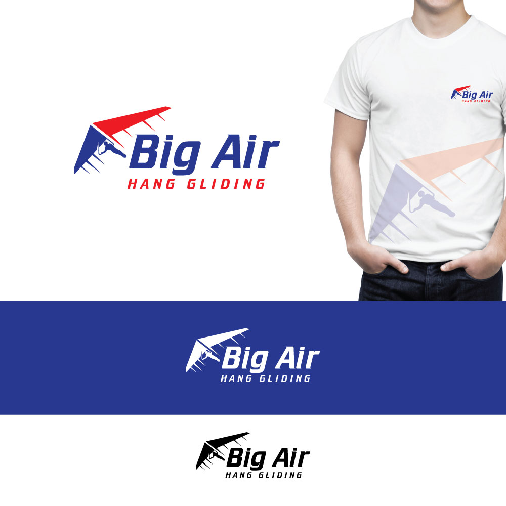 Logo Design by ecorokerz for Big Air Hang Gliding | Design #21879286