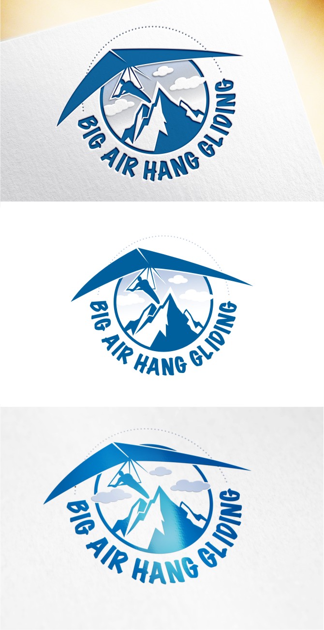 Logo Design by Soul Light for Big Air Hang Gliding | Design #21882677
