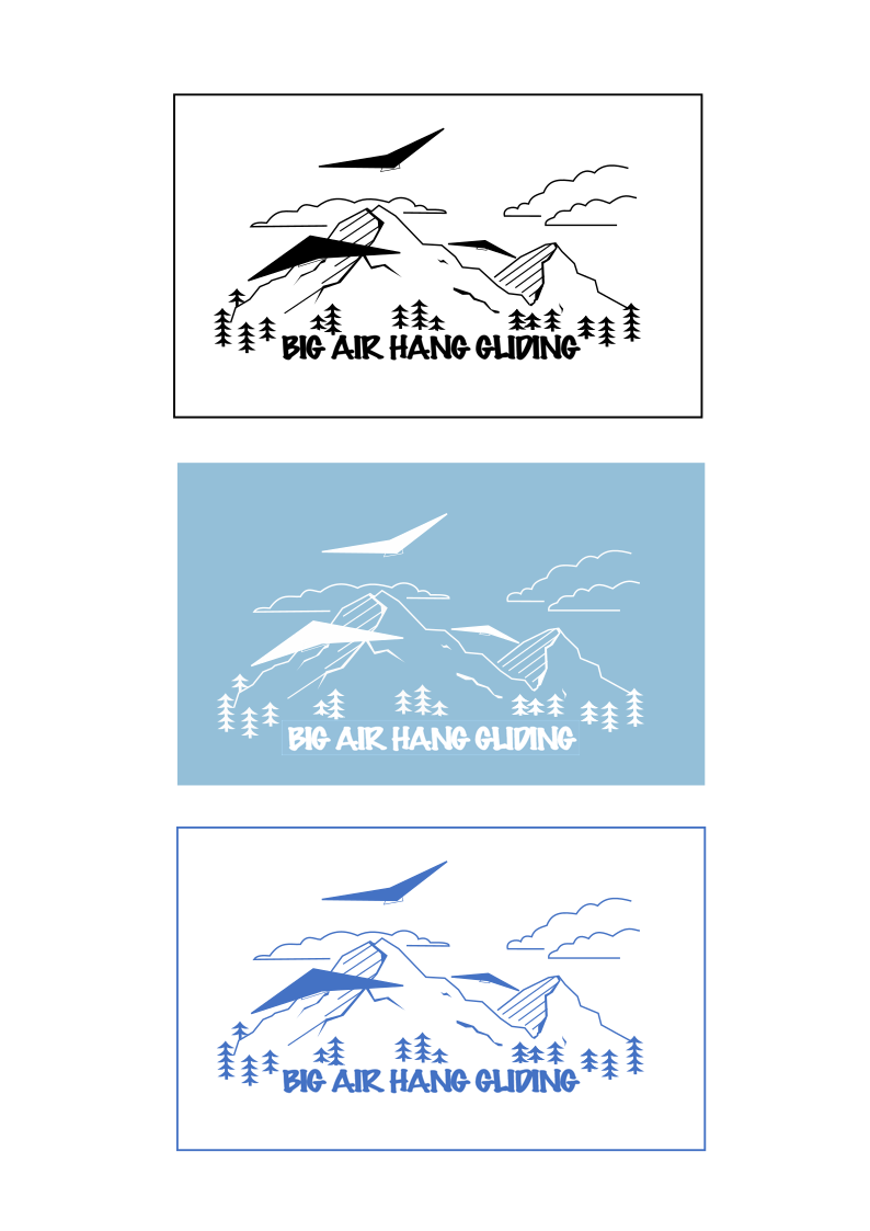 Logo Design by rachelprice for Big Air Hang Gliding | Design #21882248