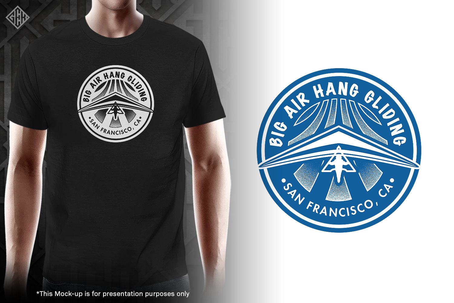 Logo Design by gekgrfx for Big Air Hang Gliding | Design #21877975