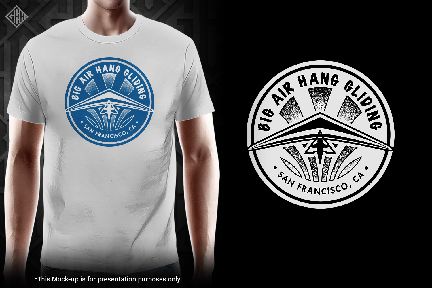 Logo Design by gekgrfx for Big Air Hang Gliding | Design #21880955