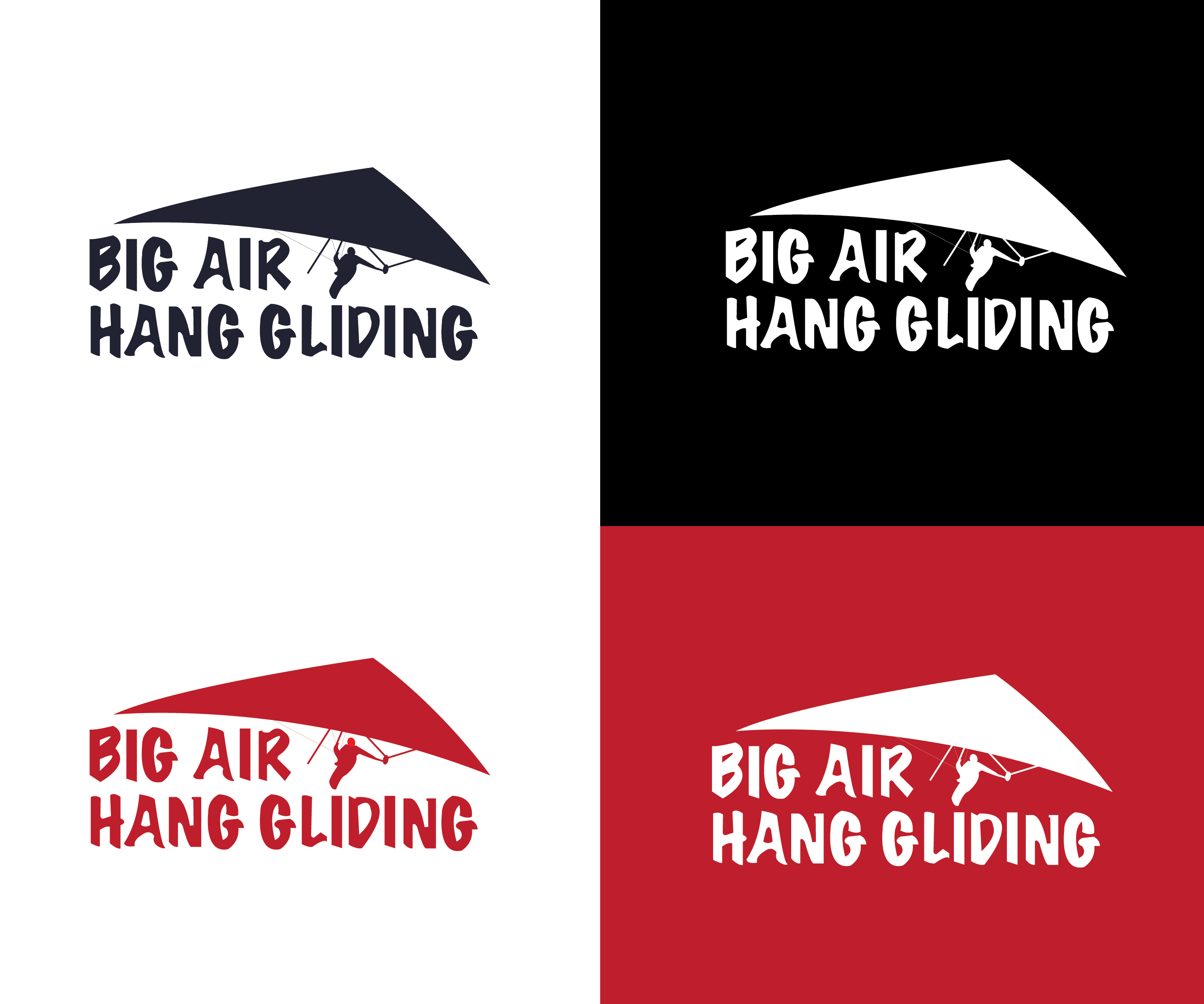 Logo Design by Aldiva Bintang for Big Air Hang Gliding | Design #21883303